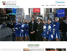 Tablet Screenshot of mojosalesandbranding.com